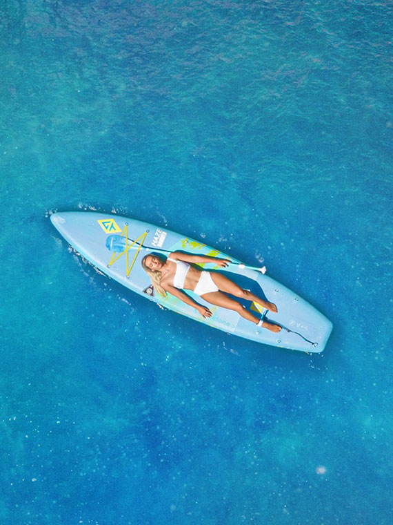 pływanie na desce sup